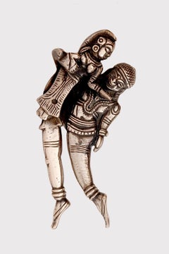 Silver Betel nut Cutter. India, beginning of 20th century.