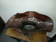 Silver Blown Glass Italian Coup