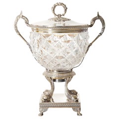 Antique Silver Bonbonnière, France, First Half of the 19th Century