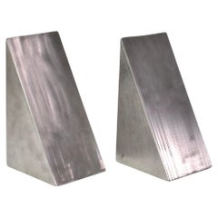 Silver Bookends