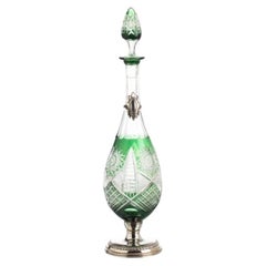 Silver - Bottle with silver stopper - 19th century