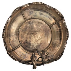 Silver bowl with Diana head hallmark 800 by Josef Kohn