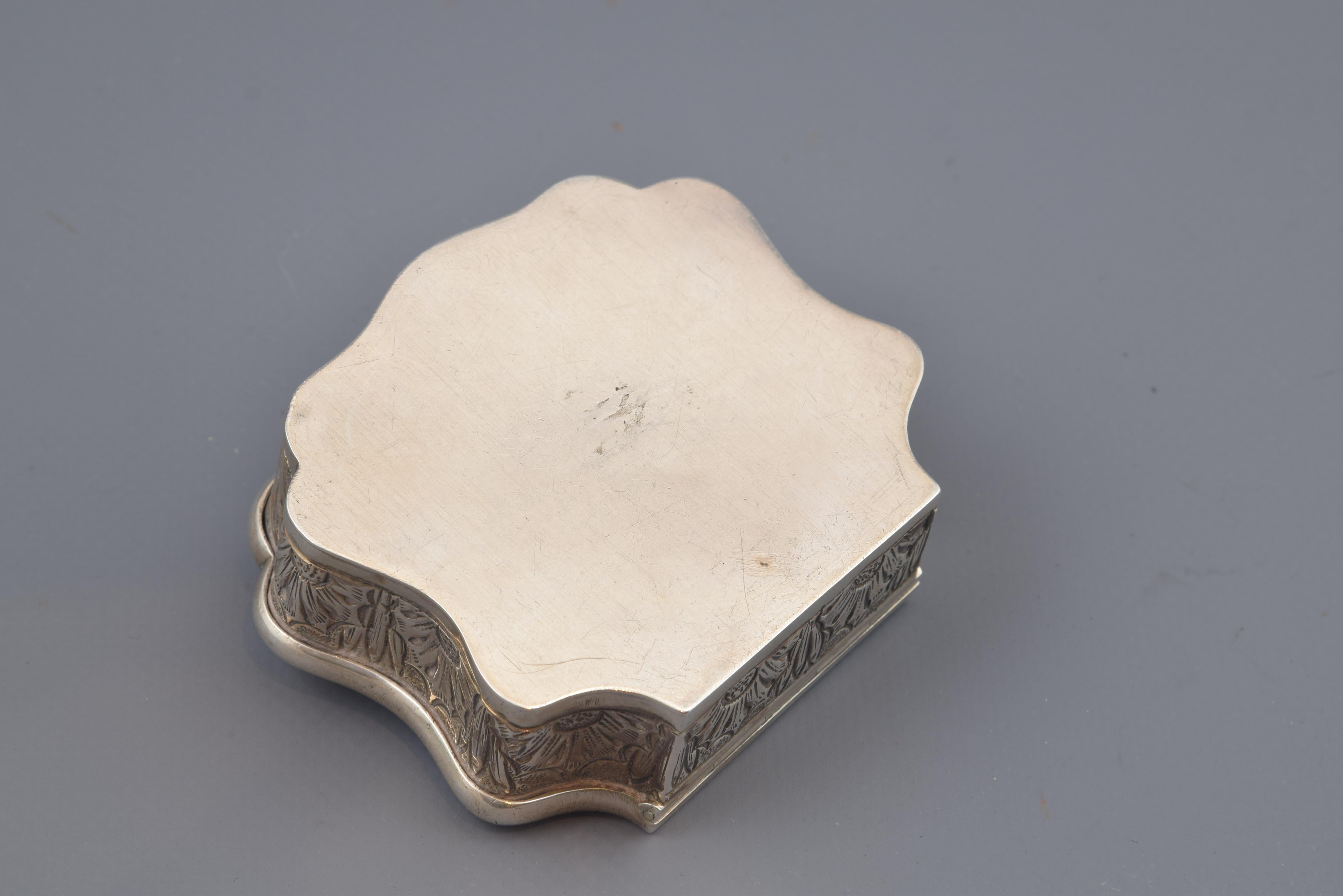European Silver Box, 19th-20th Century