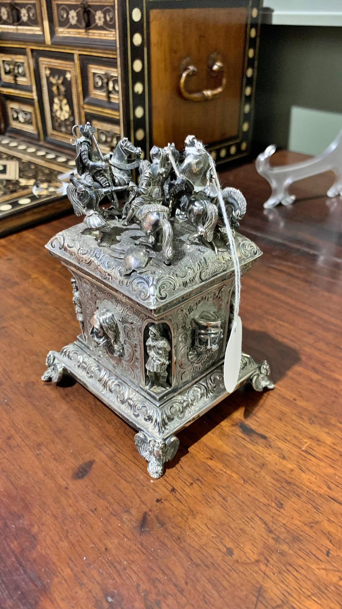 Austrian Silver Box Austria-Hungary 18th Century For Sale