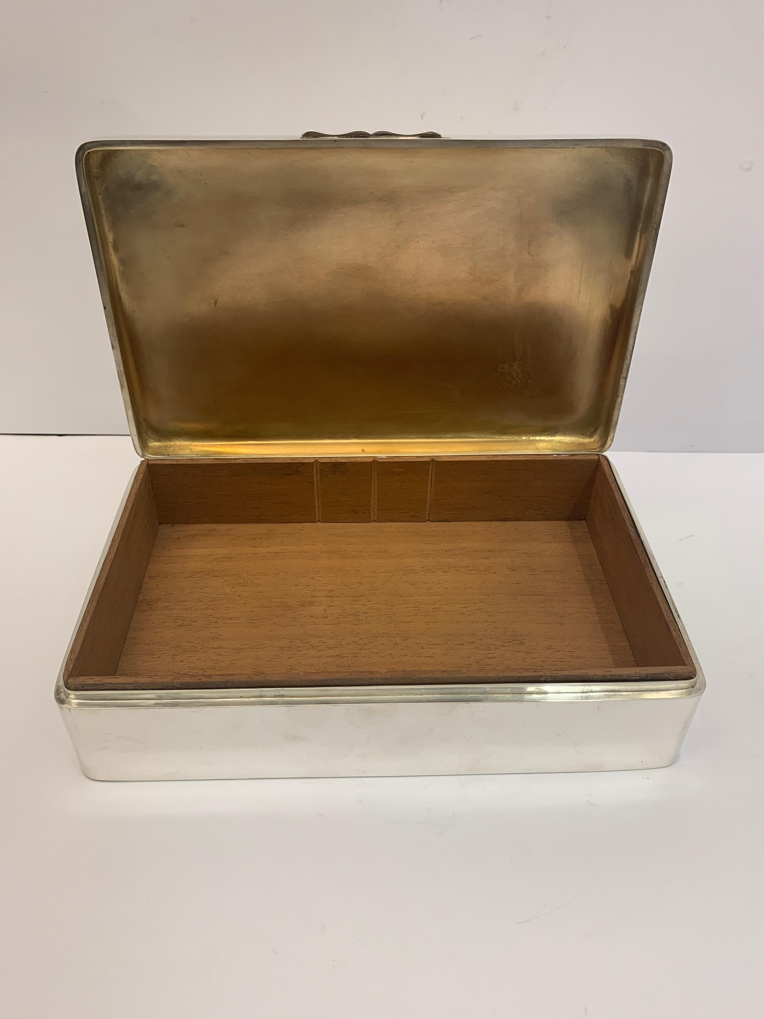 Silver Box by Zimmerman In Good Condition For Sale In London, London