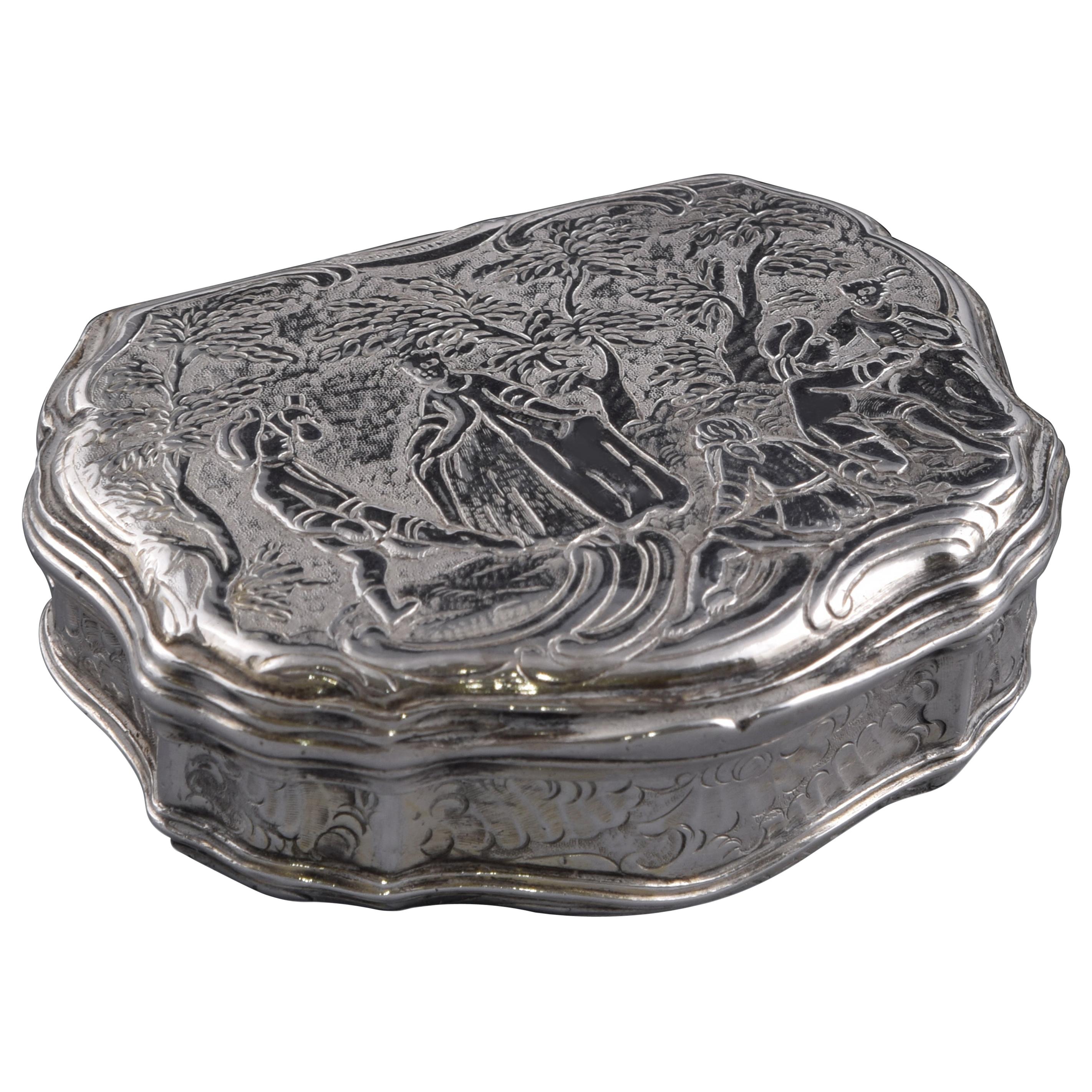 Silver Box, Possibly England, 19th Century