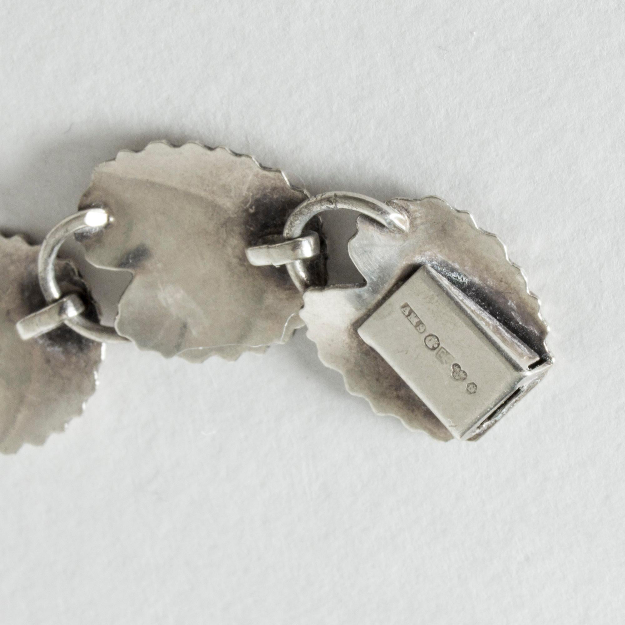 Silver Bracelet by Arvo Saarela, Sweden, 1954 2