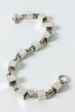 Silver Bracelet by Arvo Saarela, Sweden, 1964