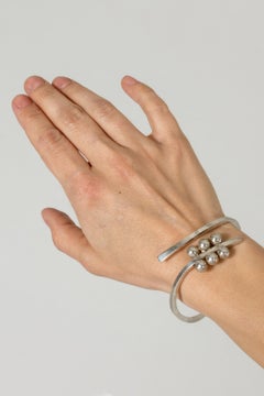 Silver Bracelet by Bengt Liljedahl, Sweden, 1965