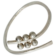 Silver Bracelet by Bengt Liljedahl, Sweden, 1965
