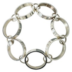 Bracelet en argent de Bent Gabrielsen Pedersen pour Hans Hansen, Danemark, années 1960