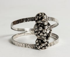 Vintage Scandinavian silver bracelet, Bernd Janusch, Sweden, 1970s