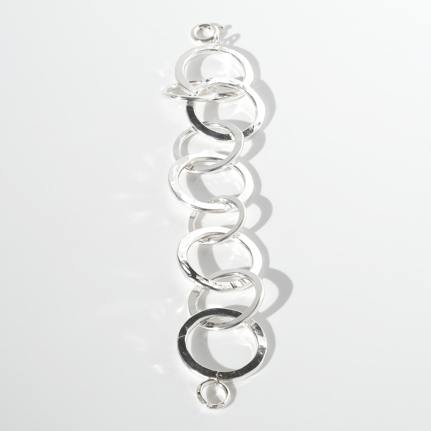 Pulsera de plata de Etsuko Minowa Fabricada en 2010 en venta 1