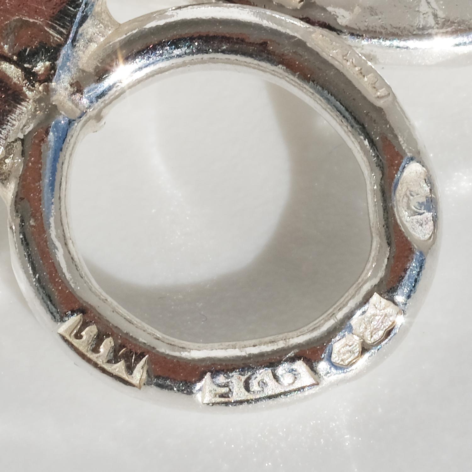 Pulsera de plata de Etsuko Minowa Fabricada en 2010 en venta 2