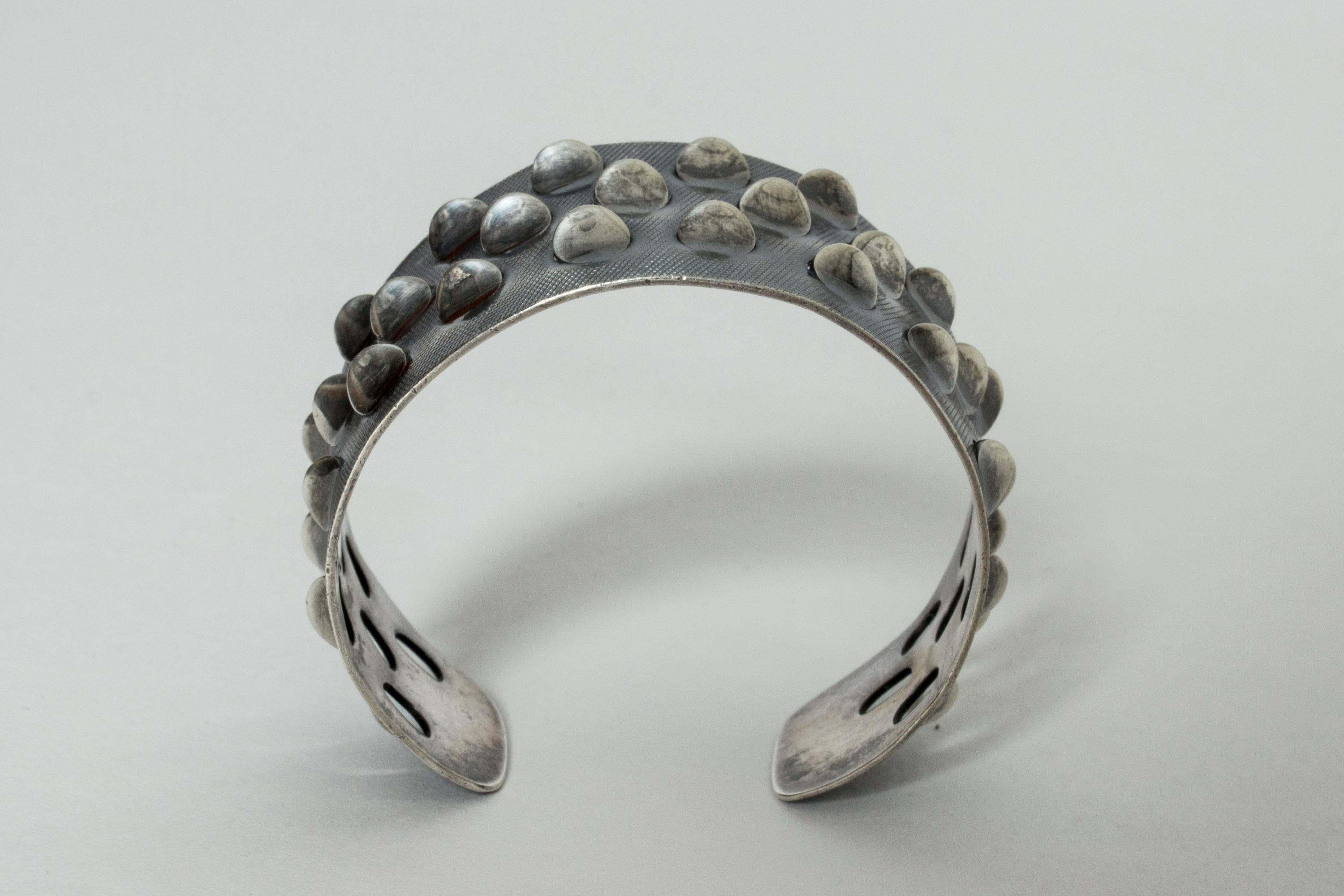 Silver bracelet by Grete Prytz Kittelsen for J. Tostrup, Norway, 1960s 1