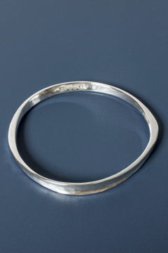 Silbernes Silberarmband von Martin Öhlund, Schweden, 1975