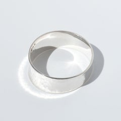 Silberarmband des schwedischen Schmieds Jan Brunk, hergestellt im Jahr 1991