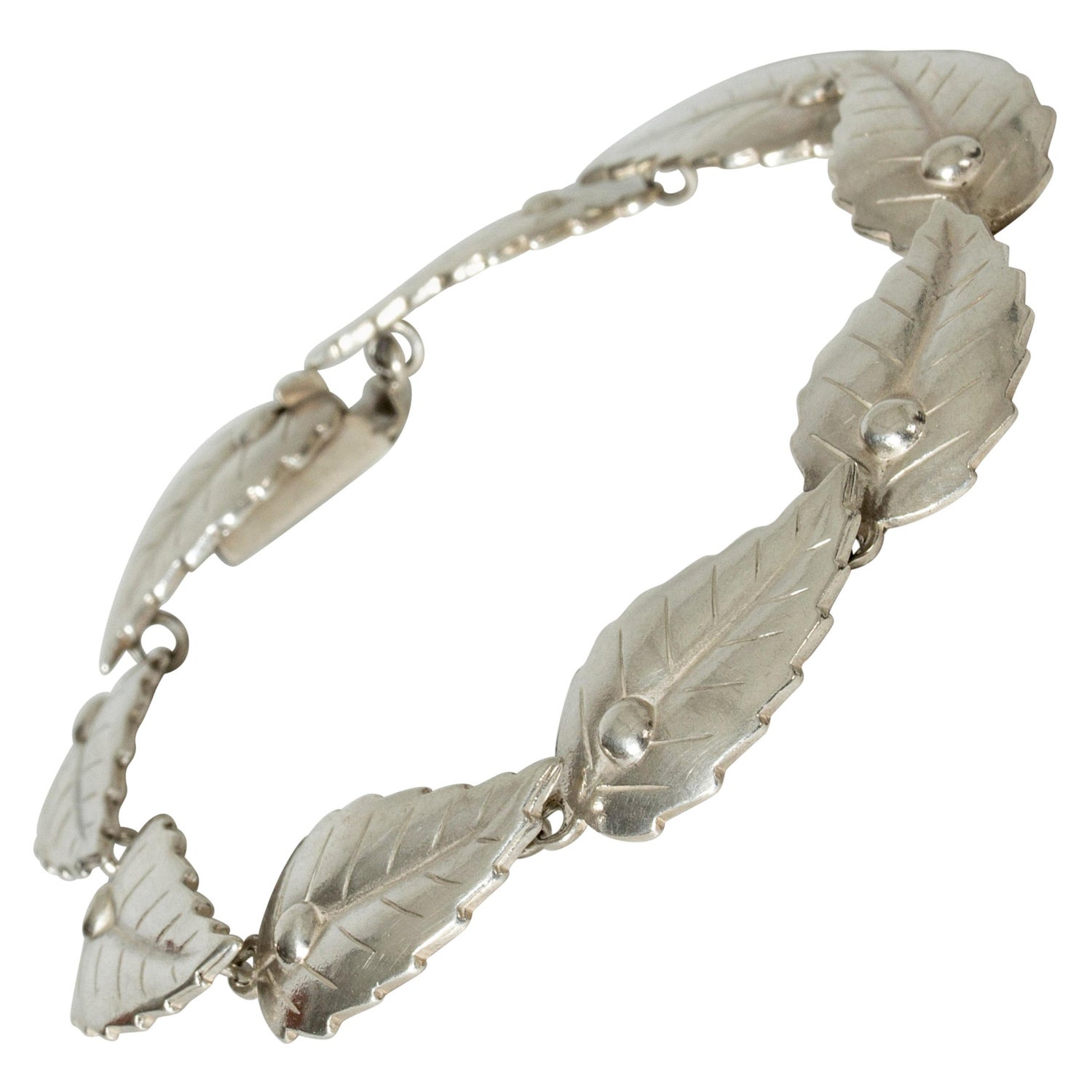 Silver Bracelet from Atelier Borgila, Sweden, 1950s For Sale at 1stDibs