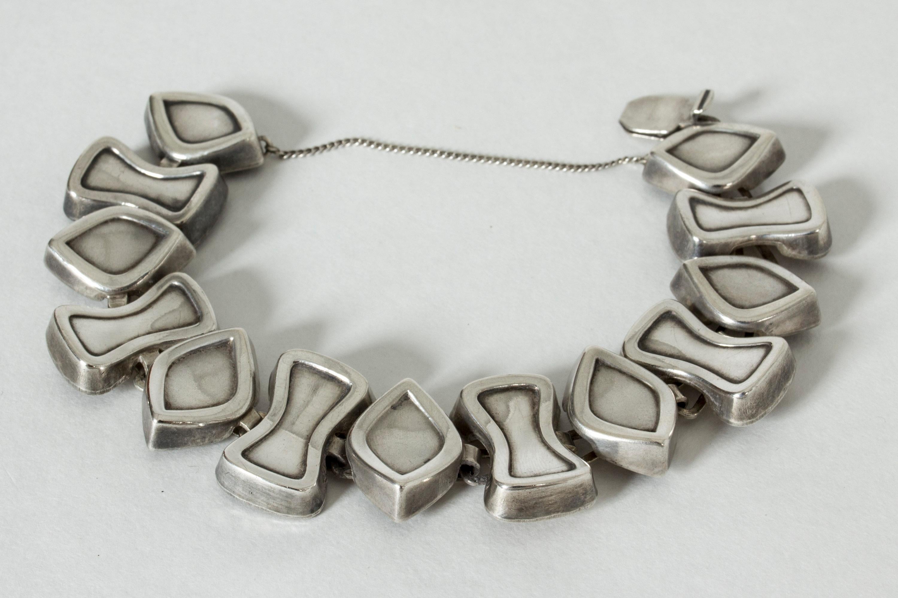Silberarmband aus Atelier Borgila, Schweden, 1958 für Damen oder Herren im Angebot