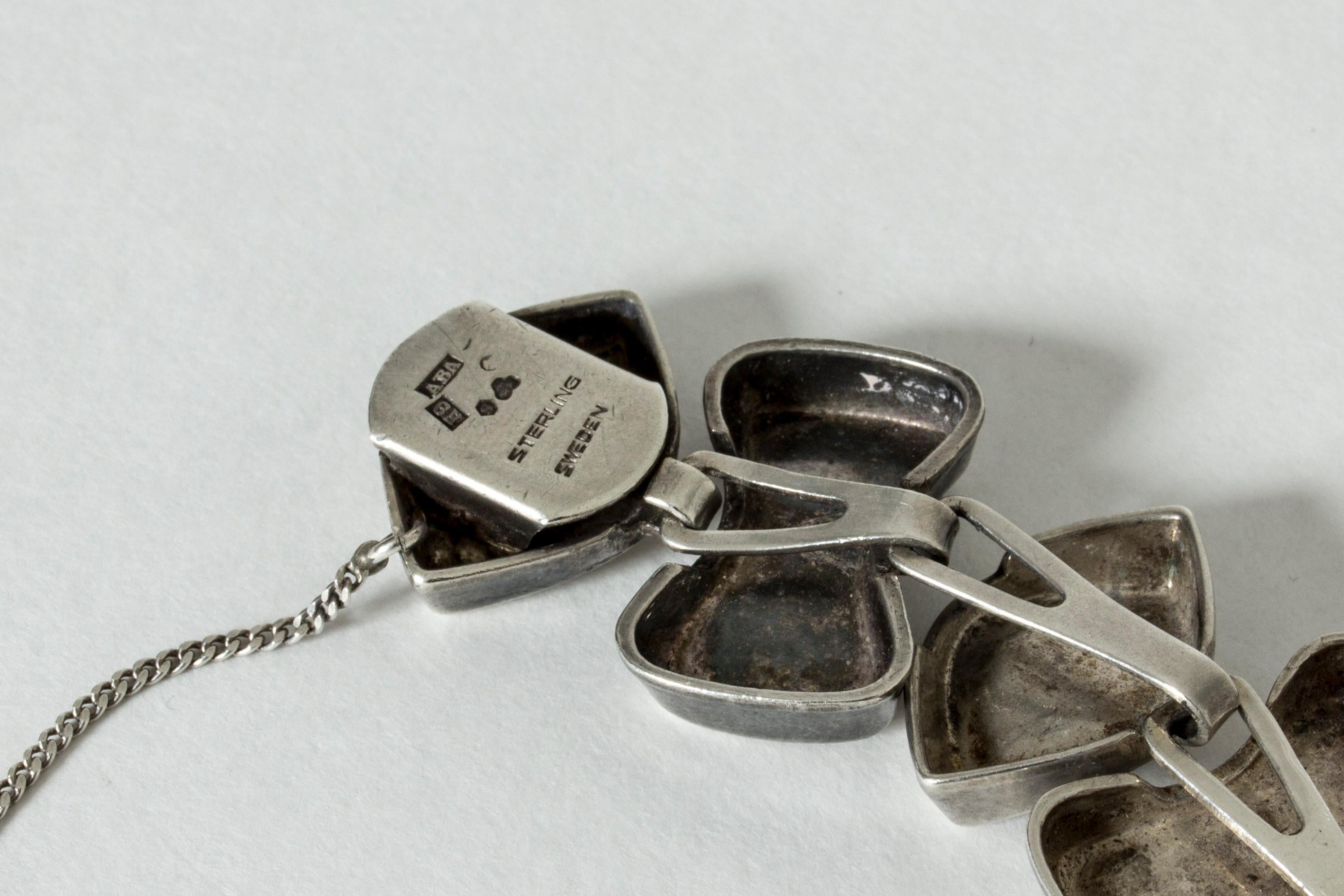 Silver Bracelet from Atelier Borgila, Sweden, 1958 In Good Condition For Sale In Stockholm, SE