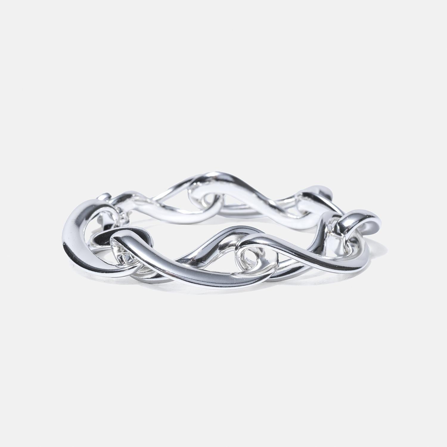 Women's or Men's Silver Bracelet “Infinity” by Regitze Overgaard for Georg Jensen For Sale