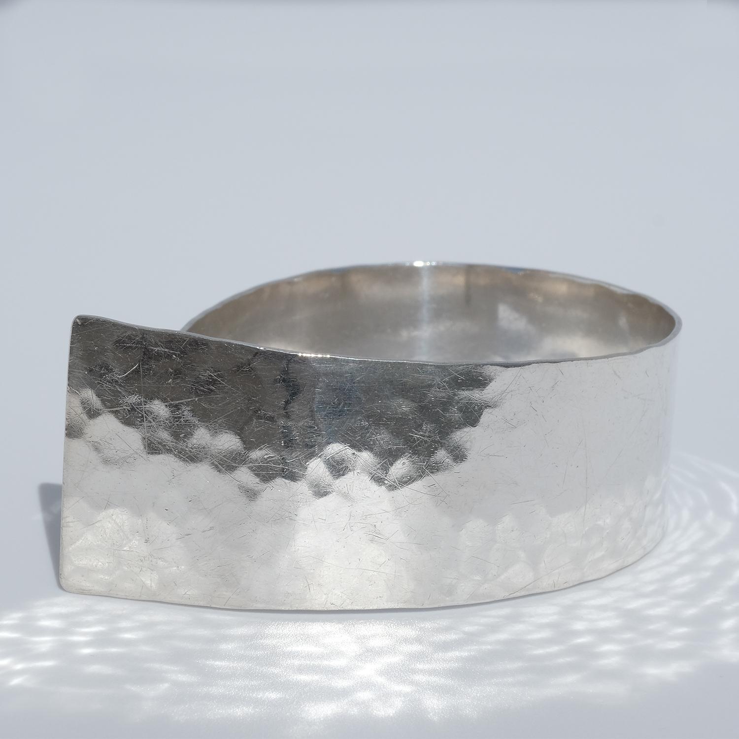 Silver Bracelet Made 1973 in Stockholm Sweden by Atelje Stigbert 1