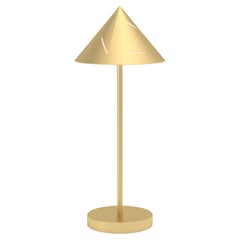 Lampe de bureau en laiton argenté d'Atelier Areti