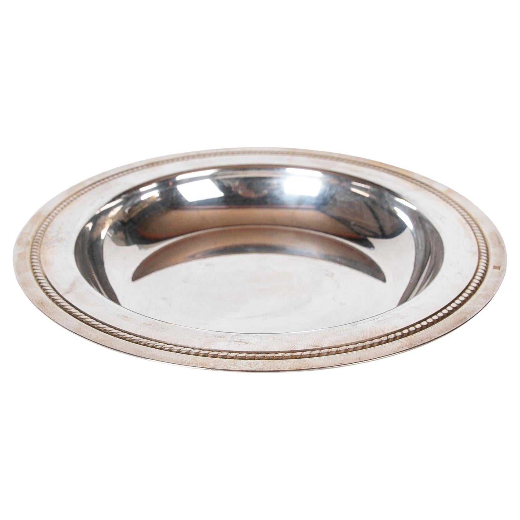 Silver Bread Plate with its Original Hallmark