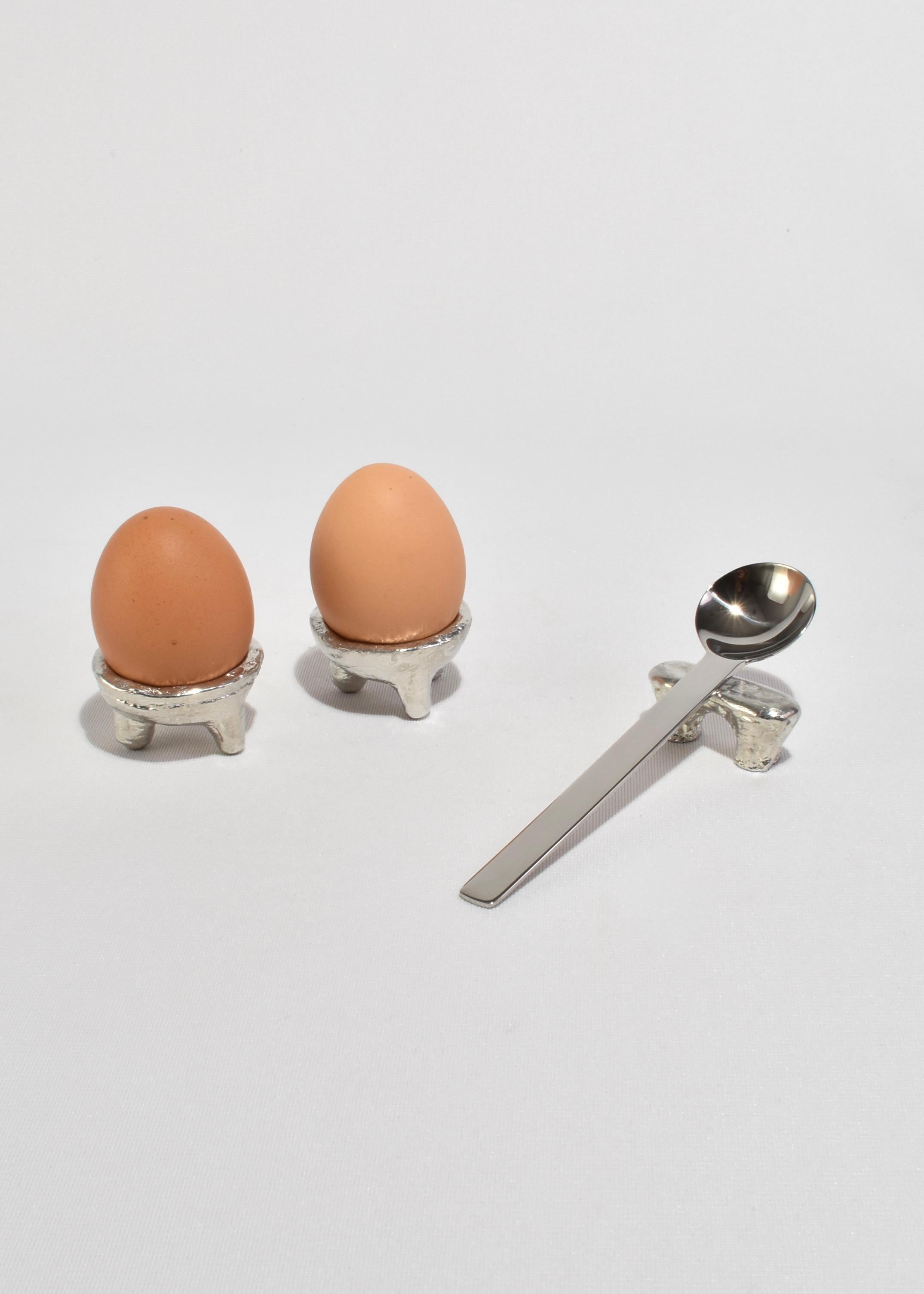 Silver Breakfast Set In New Condition For Sale In Richmond, VA