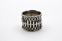 Silver Bronze Napkin Ring