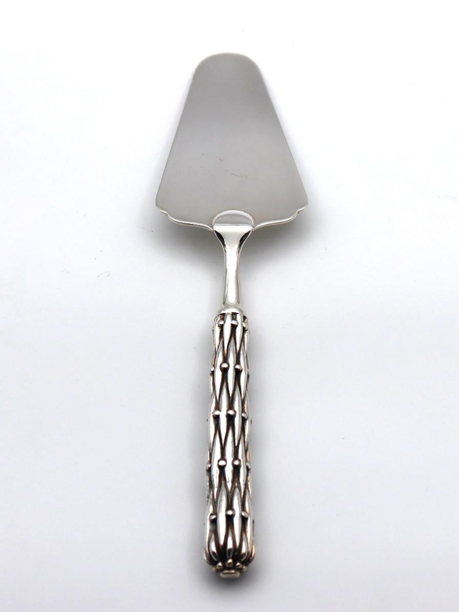 French Silver Bronze Pie Server For Sale