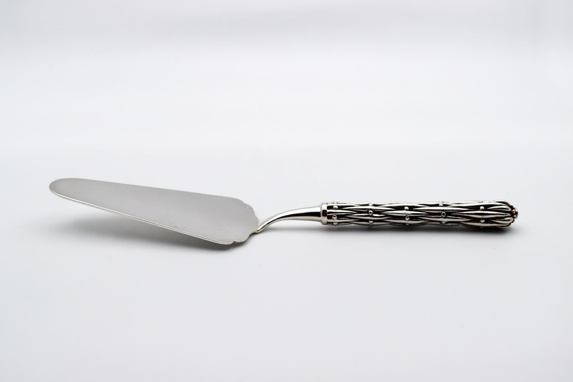 Silver Bronze Pie Server In New Condition For Sale In Saint-Ouen, FR