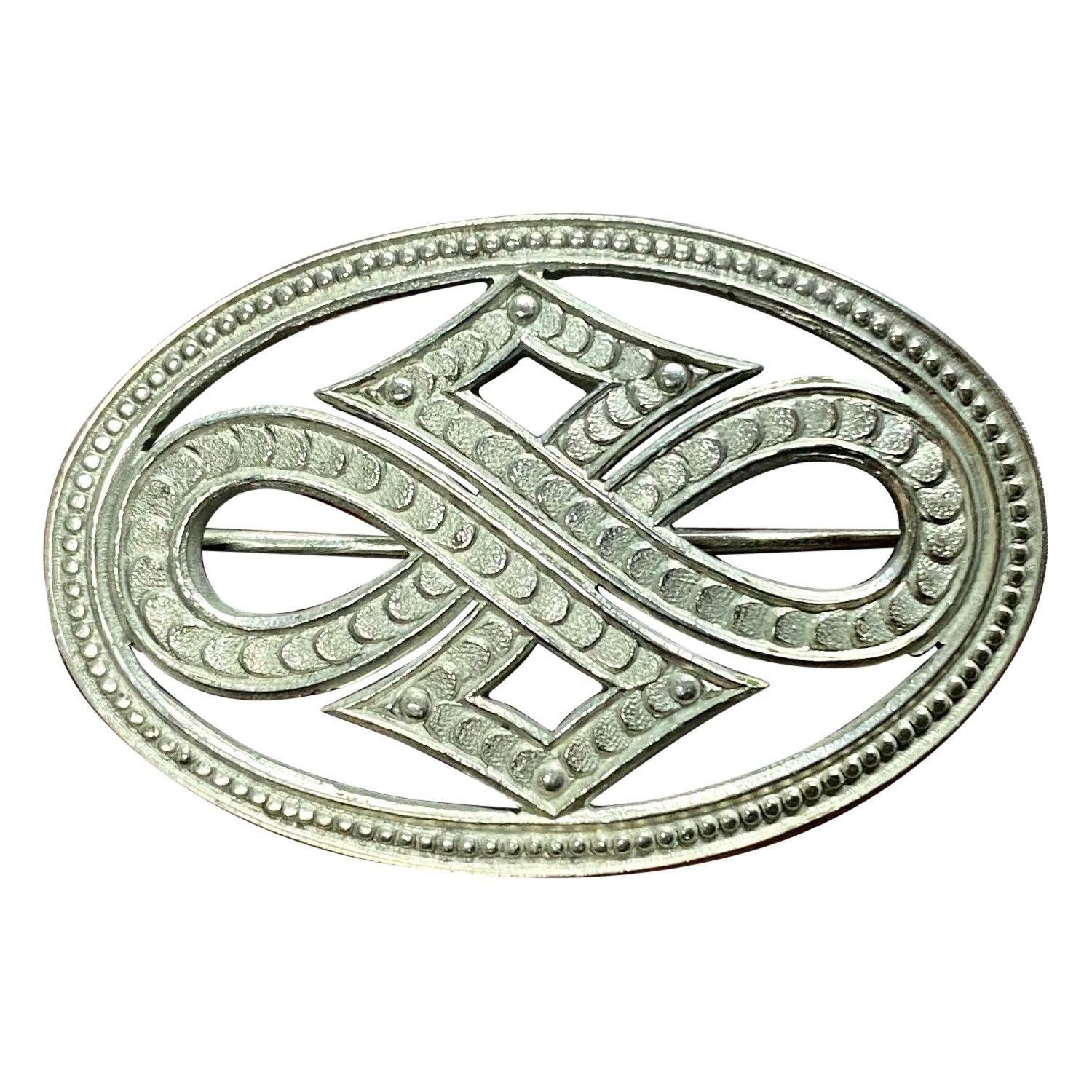 Broche en argent de Finlande, très rare, 1943
