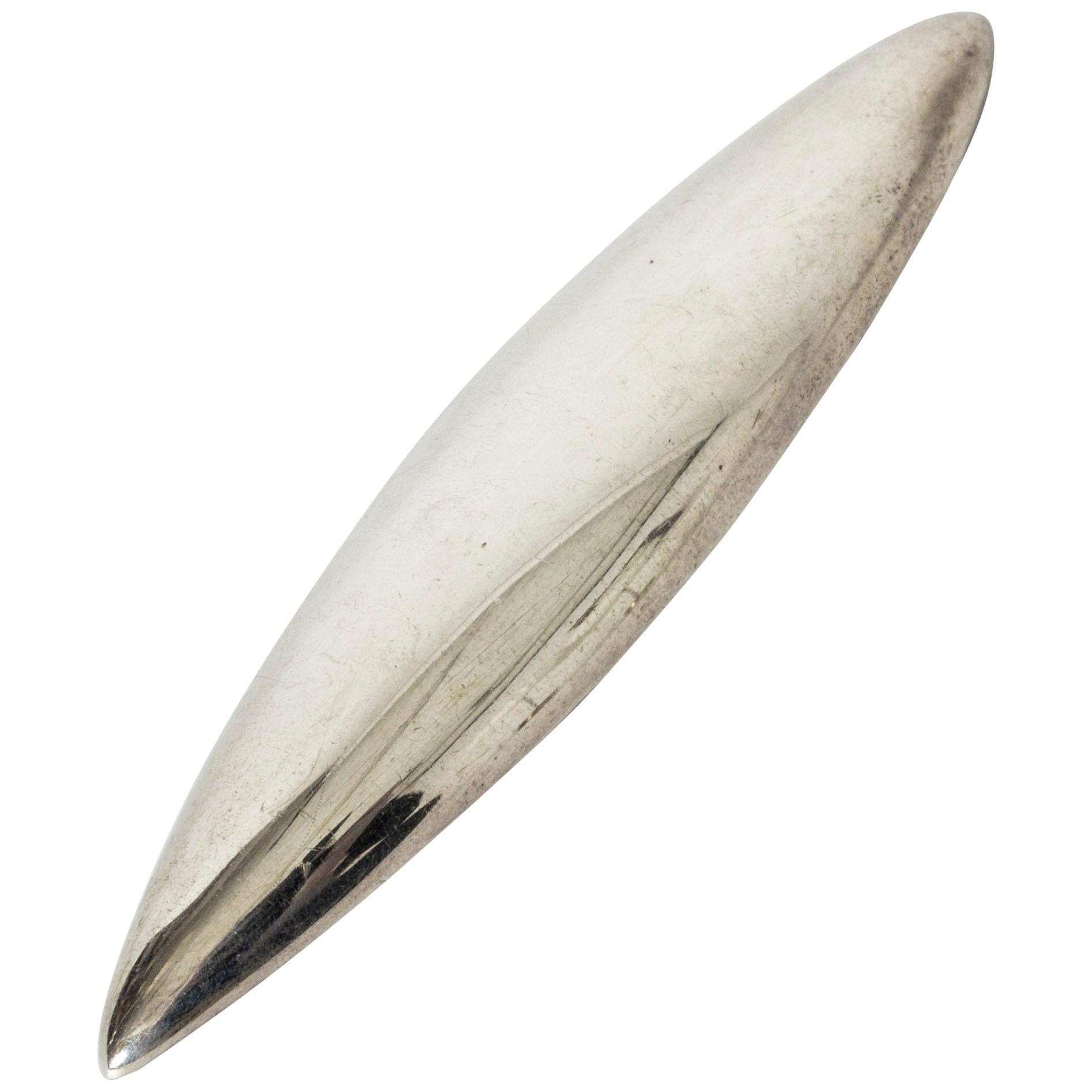 Silver Brooch by Aarikka, Finland, 1960s