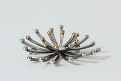 Silver Brooch by Cecilia Johansson, Sweden, 1977