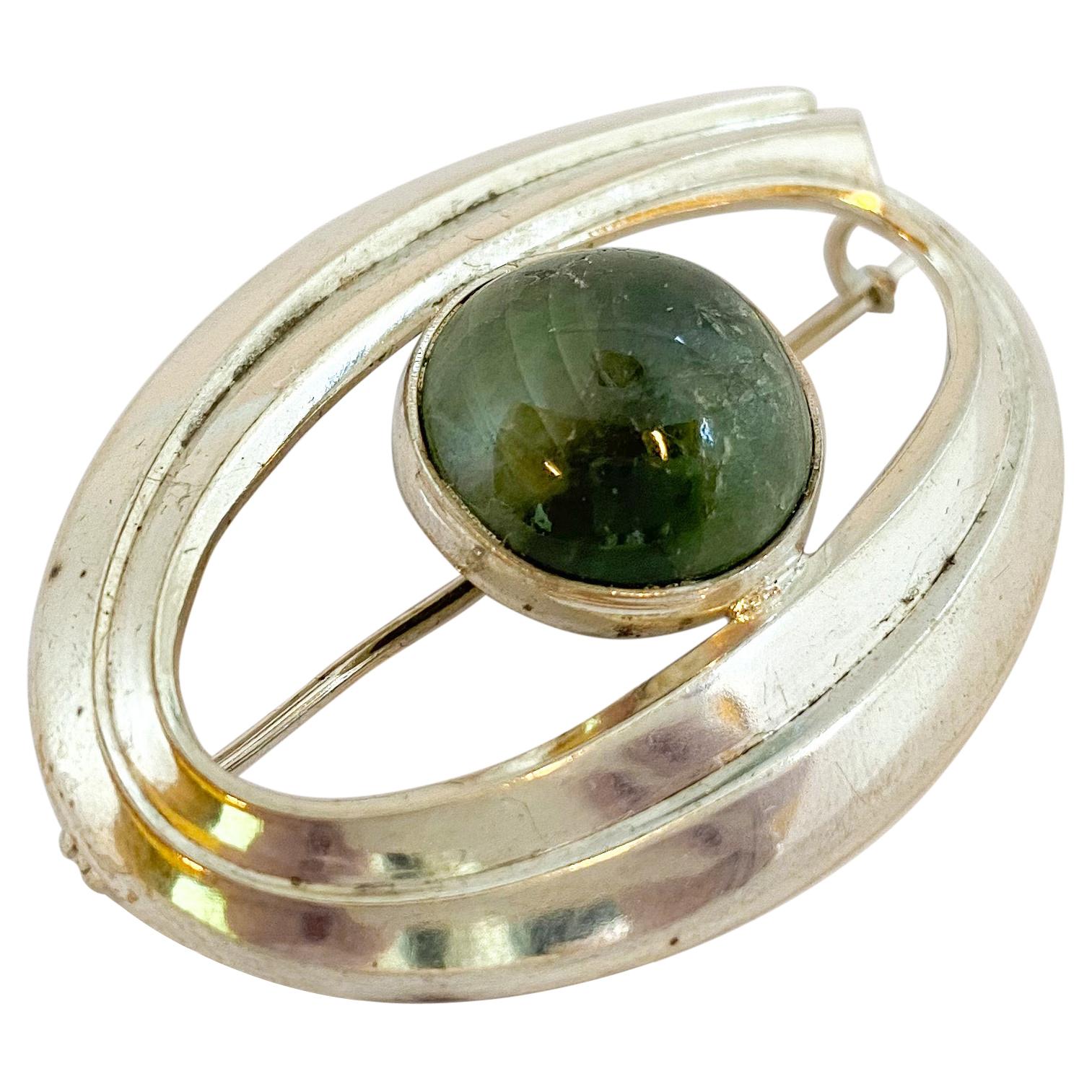 Broche de plata Finlandia 1965 Fabricado por Nils Westerback Helsinki, 1965