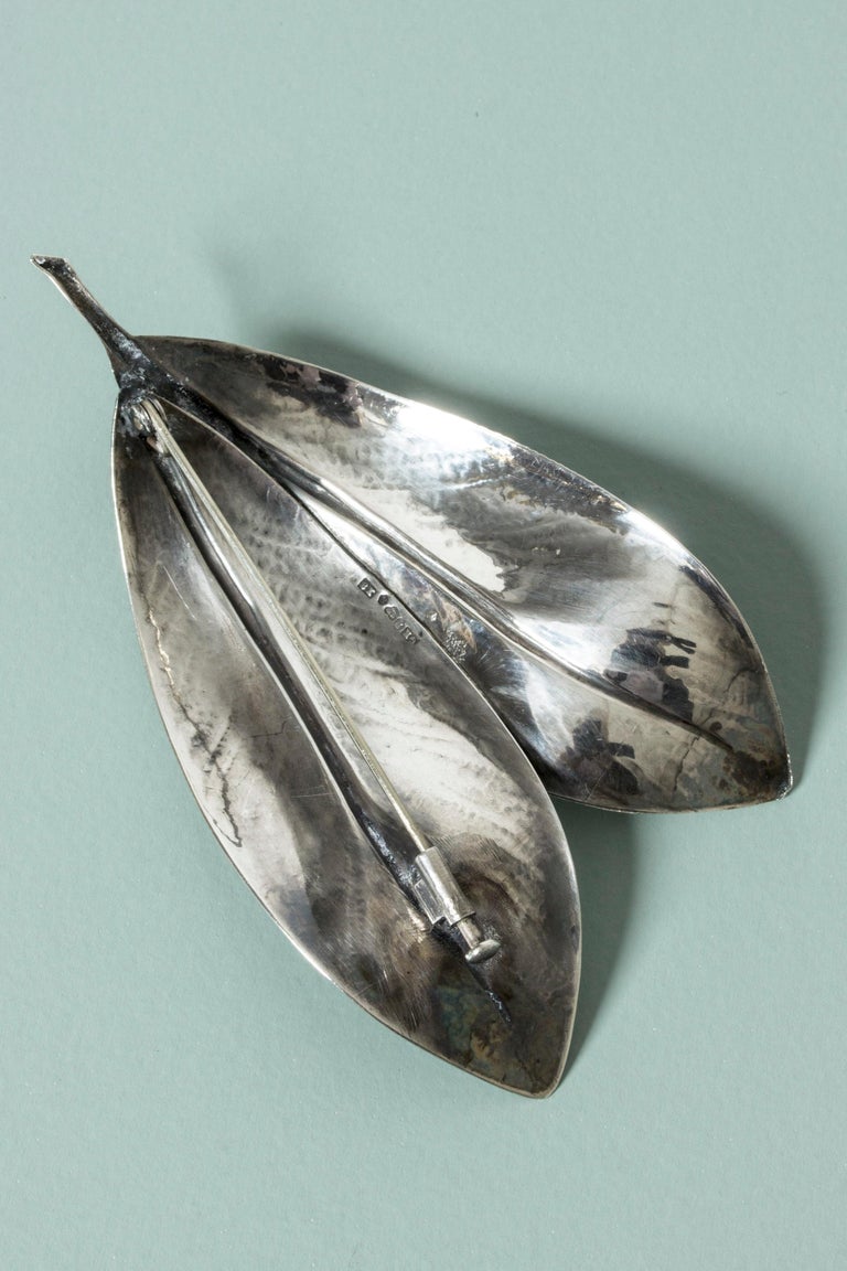 Silver Brooch from Kaplans, Sweden, 1948 For Sale at 1stDibs