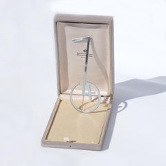 Silver Brooch Made 1938 by Wiwen Nilsson, Sweden