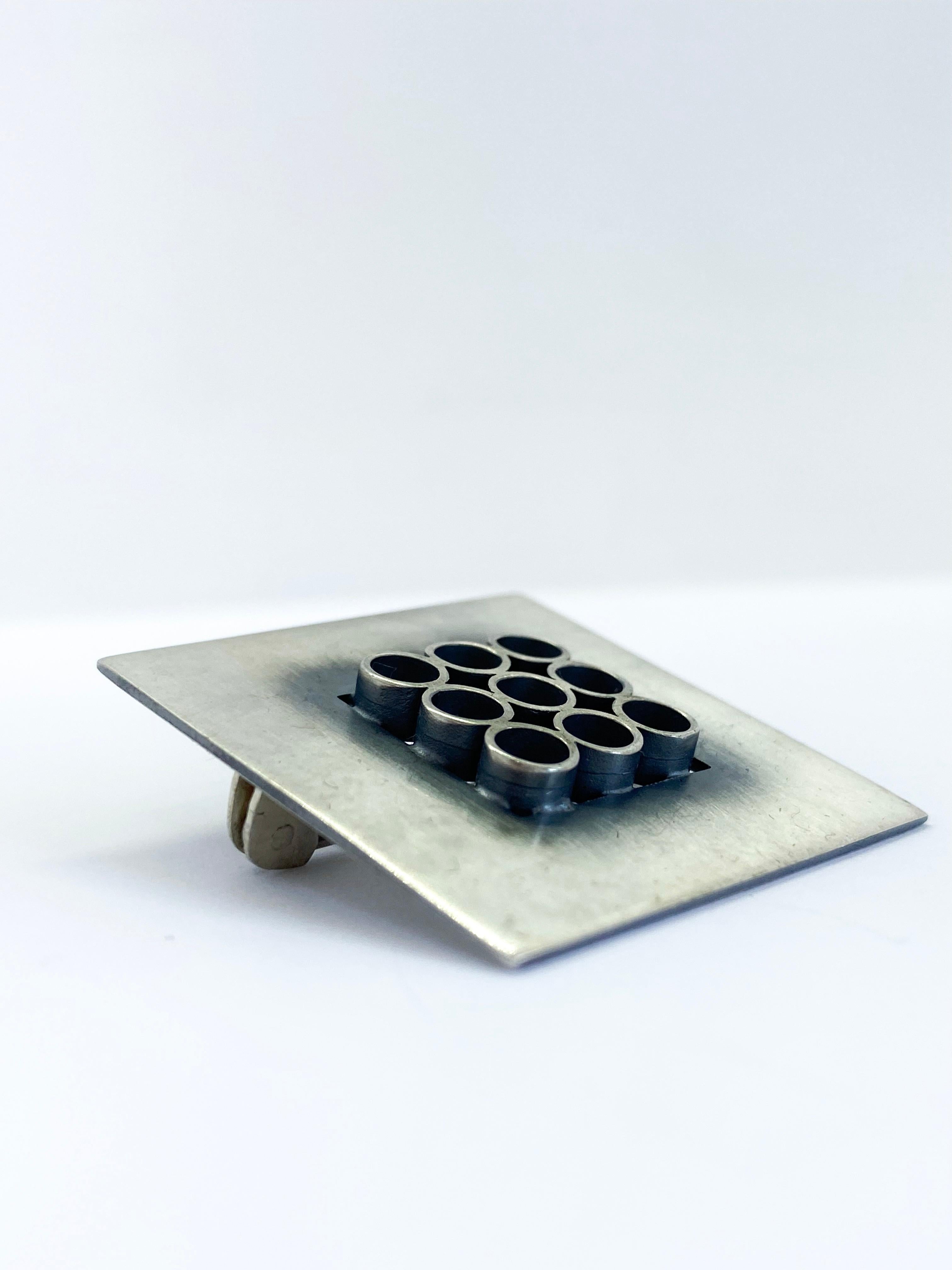 Spilla d'argento Väinö Hamara Helsinki Finlandia, 1965 in vendita 3