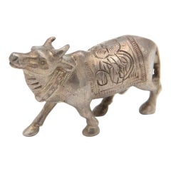Silver buffalo miniature