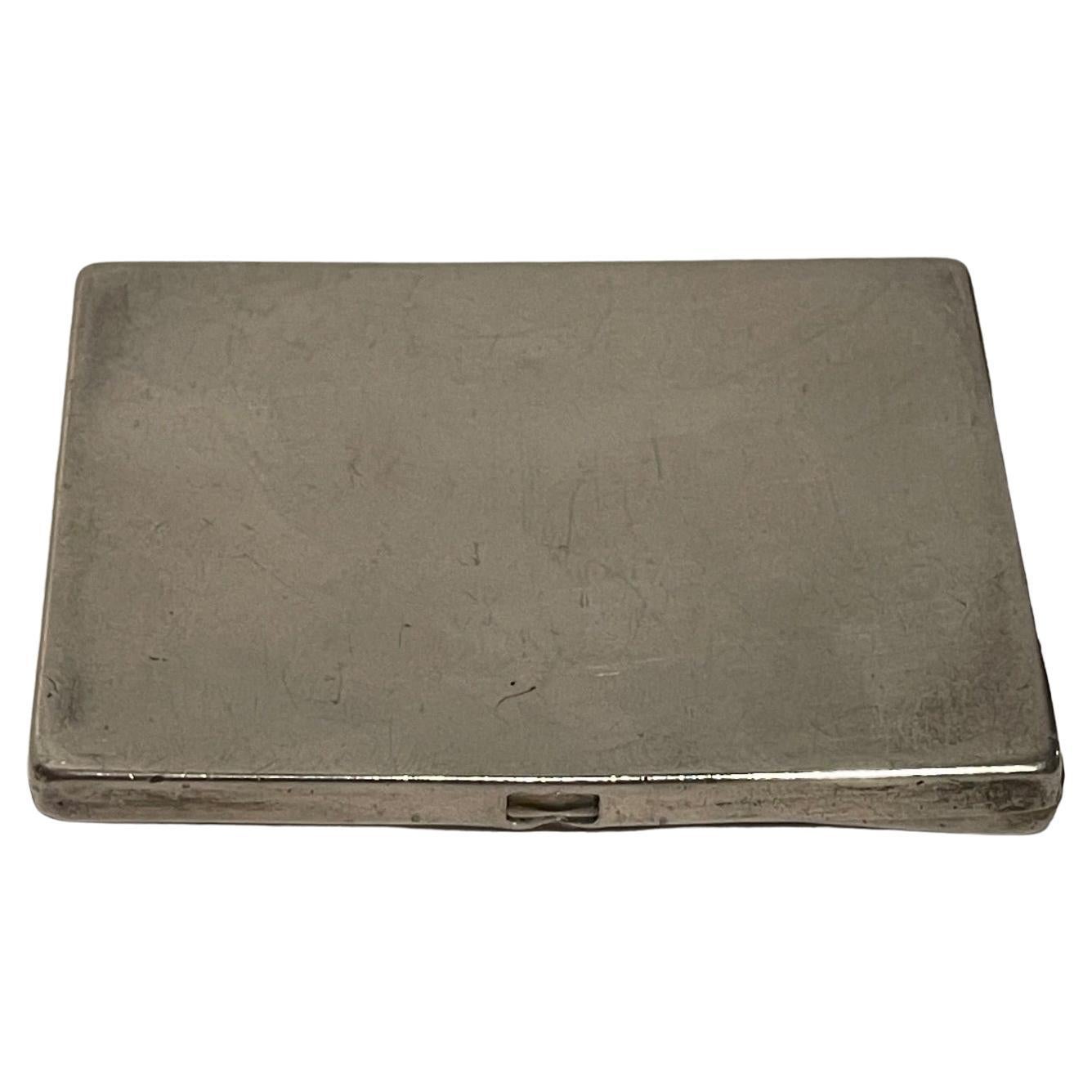 Silver Business Card Holder For Sale