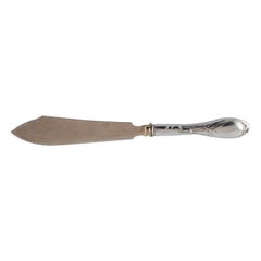 Silver cake knife. Approx. 1900. Presumably German.