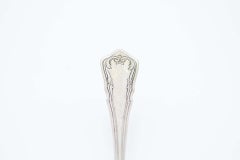 Silver cake serving spatula