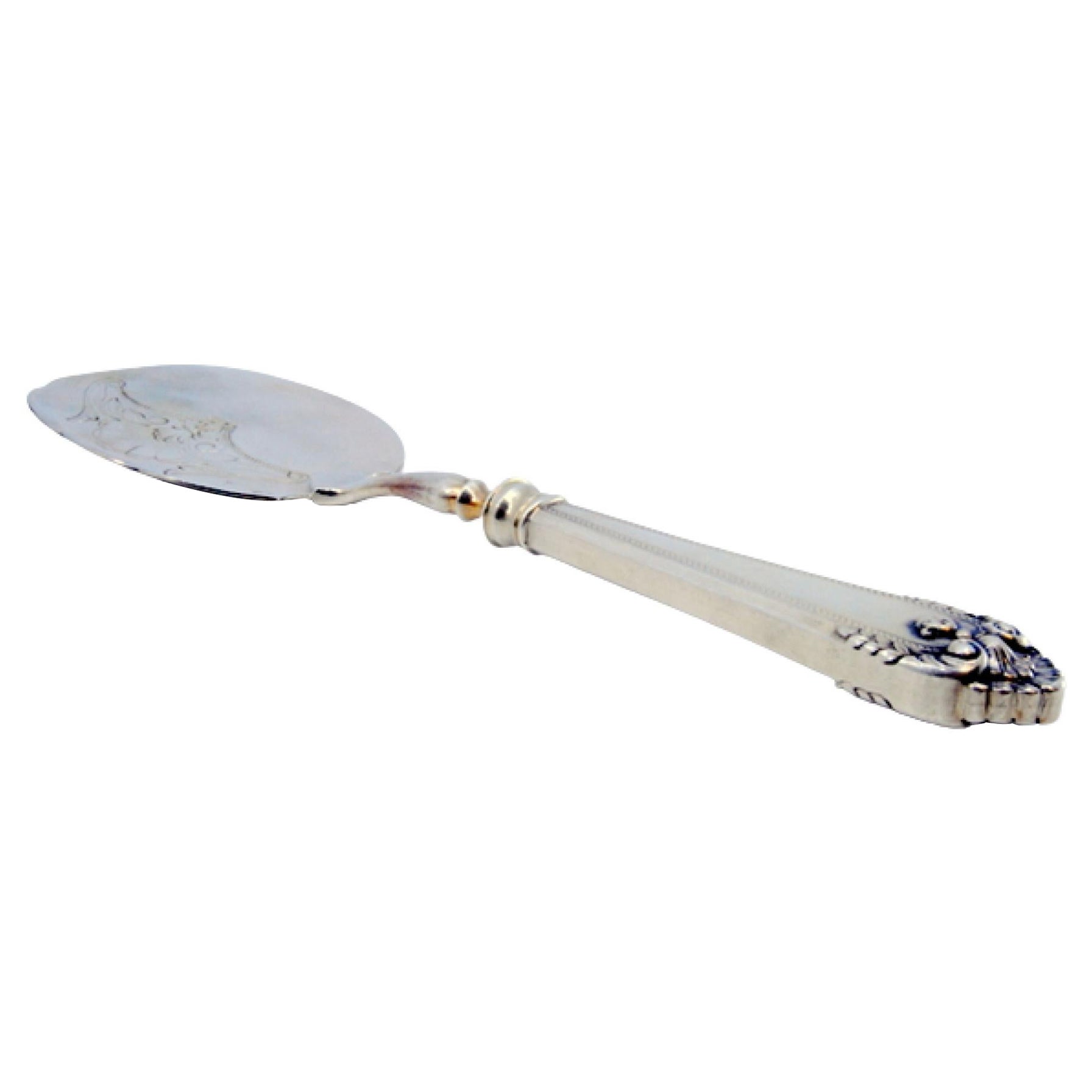 Silver cake serving spatula en venta