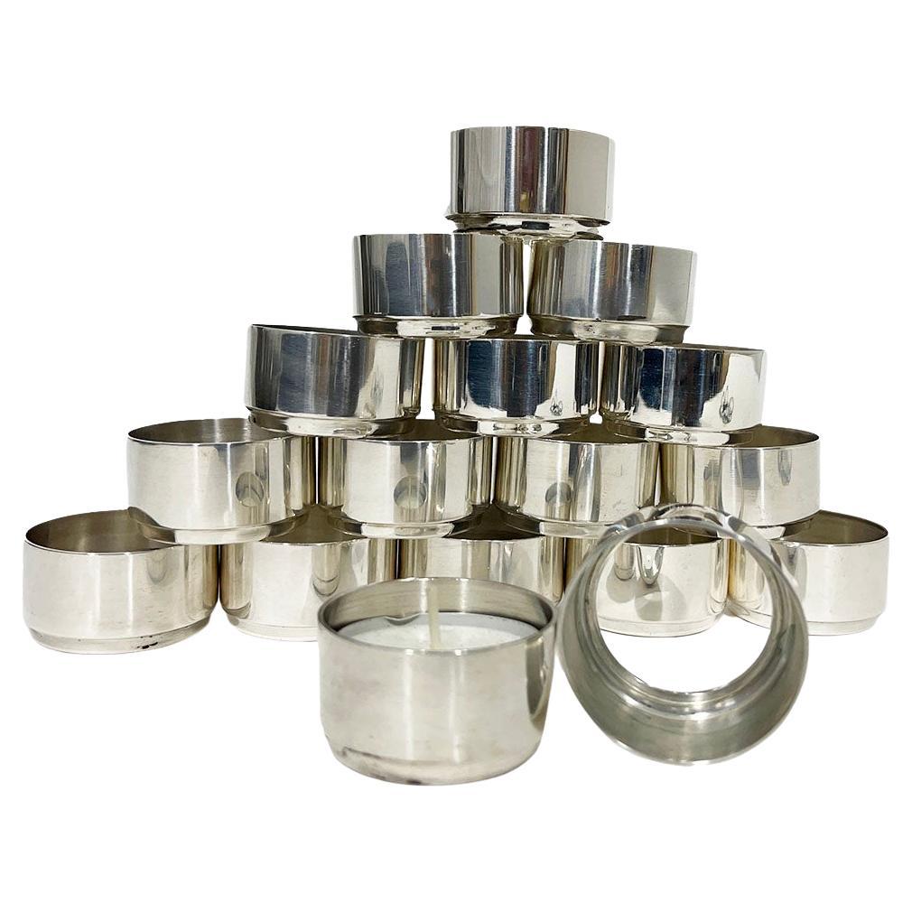 Bougeoirs en argent en vente