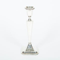 Silver Candlestick with Chester Marks