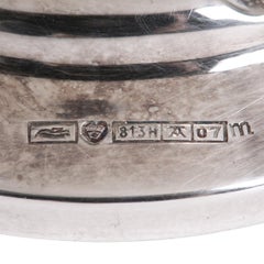 Silberne Bonbonschale, Finnland, Turku, von Auran Kultaseppä Oy, 1967