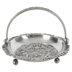 Cuenco de plata para caramelos, Letonia, Riga, de Ludwig Rosenthal, década de 1930