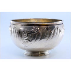 Silver candy box with reliefs on the surroundings