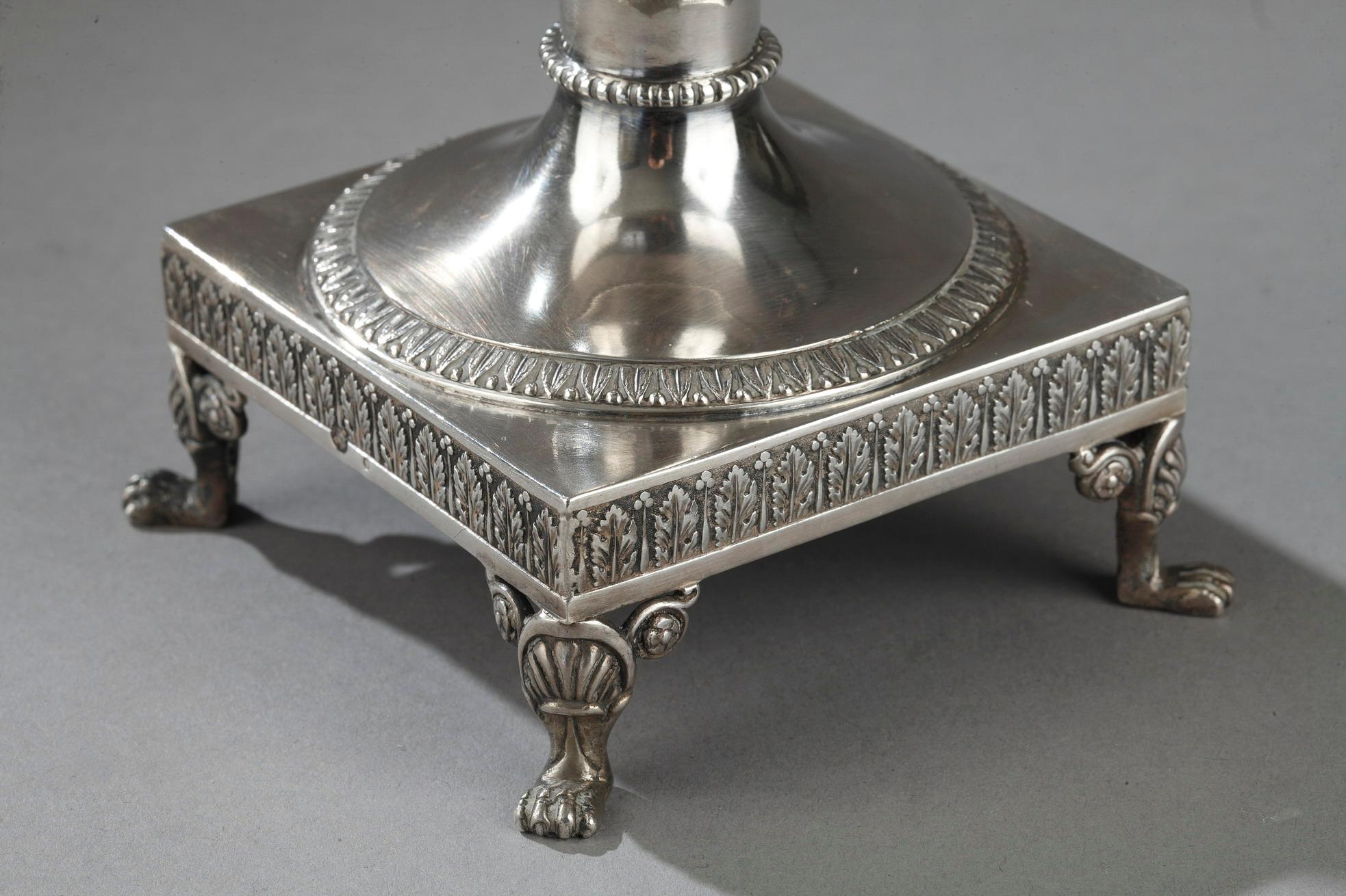 Silver Candy Dish, Restauration Period 6